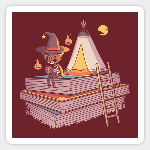 Wizard Books Sticker by gunyuloid